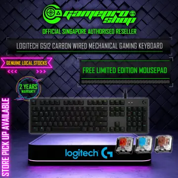Logitech G512 Carbon RGB Keyboard - Tactile (GX BROWN)