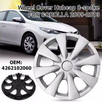 ฝาครอบอะไหล่ศูนย์กลางผ้าคลุมพวงมาลัยรถยนต์สำหรับ Toyota Corolla 2009 2010 2011 2012 2013 4262102060 570-61147