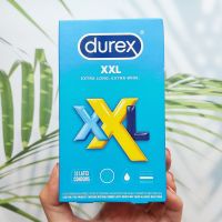 ดูเร็กซ์ คอนดอม XXL Extra Long and Extra Wide Condoms 12 Count (Durex®) ถุงยางอนามัยขนาดใหญ่พิเศษ 64 mm ยาวพิเศษและกว้างพิเศษ Condom USA