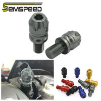 SEMSPEED รถจักรยานยนต์ CNC ด้านหลังกระจกมองหลังสลักเกลียวสกรูสำหรับ Yamaha NMAX Aerox NVX 155 150 125 V1 V2 MT-09