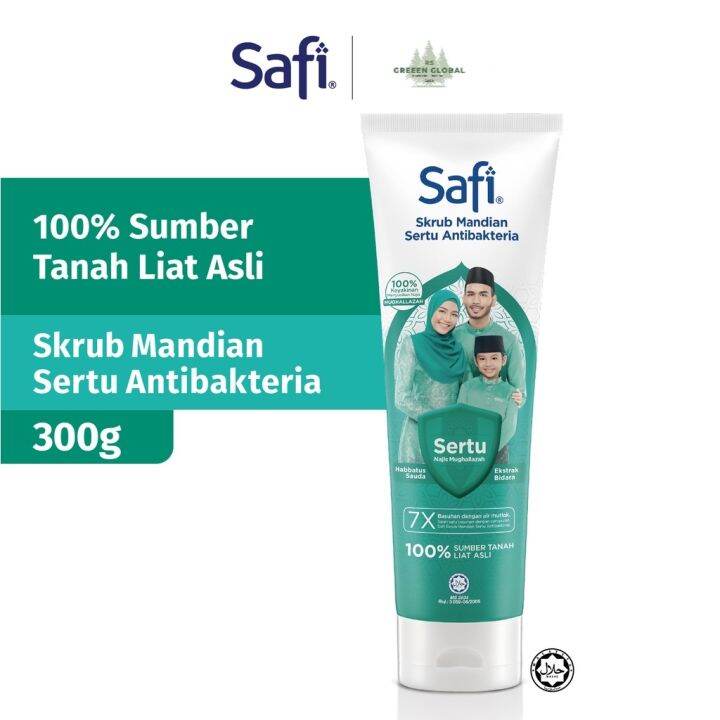 Safi Antibacterial Scrub Sertu Samak (300g) Lazada