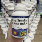 Viên Uống ke Bô Phổi Lung Bronchial & Sinus Health 90 Viên của Mỹ