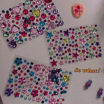 Rhinestones Face Face Jewelry DIY Disposable Diamond Tattoo Stickers Face Makeup Decoration Acrylic Sticker Drill Phone Stickers