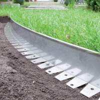 Stainless Garden Edging ที่จัดขอบสนามสแตนเลส  สูง10ซม ยาว1 เมตร