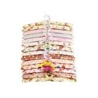 5pcs Colorful Blossom Sponge Padded Clothes Hanger Resistance Skid Dress Clothes Hangers Satin Rack Cotton Hangers Suit Coa N6K6 Clothes Hangers Pegs