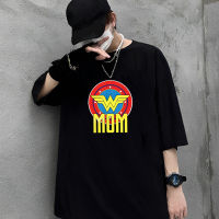 เสื้อยืดคุณภาพดี      Wonder Mom เสื้อยืดผู้หญิง Superhero แรงบันดาลใจ Tee Wonder - Woman เสื้อ Mama Life เสื้อ Best Mom Ever ของขวัญวันแม่