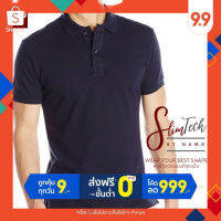 9.9 SUPER SALEเสื้อโปโลหุ่นดีเหลาหุ่นพรางพุง SlimTechเปลี่ยน”หุ่นพัง”ให้เป็น”หุ่นปัง” (ชาย/หญิง) ผ้านุ่ม ดูแพง 9125