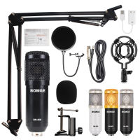 bm 800 professional condenser microphone mic studio microphone for gaming pc computer karaoke kit bm-800 bm800 V8 sound card