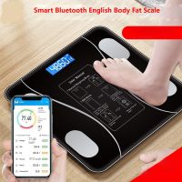 Inligent and Precise Charging English Body Fat Scale Bluetooth Electronic Weighing Body Scale To Measure Fat Scale