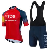 2023 INEOS Grenadier Summer Cycling Clothing Man Road Bike Shirts Suit Bicycle Bib Shorts MTB Maillot Culotte Cycling Jersey Set