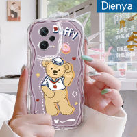 Dienya เคสสำหรับ Xiaomi Redmi Note 12 Pro Plus Note 12 Pro Speed 5G Poco X5 Pro 5G เคสลายการ์ตูนตุ๊กตาน่ารักหมีมีขอบแบบนิ่มใหม่เนื้อครีมกันกระแทกป้องกันเลนส์กล้องปลอกซิลิโคนใส