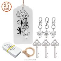 202125pcsset Key Bottle Opener Angel Wings Keychain with Tags Wedding Party Favor Souvenirs Gifts N16 20 Dropship