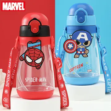 Kids Disney Princess Sofia Milk Cup Cartoon Mickey Mouse Minnie Water Cup  Cute Marvel Captain America Cups 316 Stainless Steel