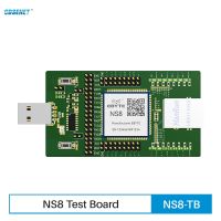 ชุด Papan Ujian ส่งด้วยซีดีสำหรับพอร์ตอนุกรม NS8ไปยังระดับอีเธอร์เน็ต TTL เพื่อ RJ45 NS8-TB 8พอร์ตอนุกรม URAT Modbus TCP ไปยัง RTU MQTT