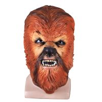 Máscaras Faciales De Disney, Casco Chewbacca, Látex, Cosplay,Utileria Para Fiesta De Halloween