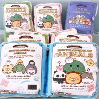 ☍❈♞ Kawaii Book Pillow Plush Dolls Cartoon Animal Openable Cushion Soft Stuffed Anime Fluffty Toy Stuffed Room Cute Kids Toys