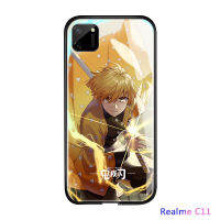 UCUCเคสมือถือ เคสโทรศัพท์ เคส Realme C11 กรณีกันกระแทกอะนิเมะสำหรับหญิงDemon SlayerกรณีKimetsuฝาครอบ