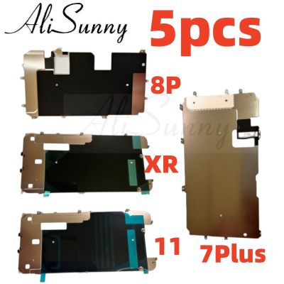AliSunny 5pcs Metal BackPlate Shield สําหรับ iPhone 7 8 6S Plus XR 11 LCD แผ่นหลังชิ้นส่วนอะไหล่ด้านใน