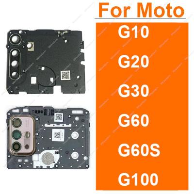 Rear Back Camera Lens Glass with Frame For Motorola MOTO G10 G20 G30 G60 G60S G100 Antenna Motherboard Mainboard Cover Parts Replacement Parts