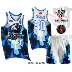 Custom Gradient Basketball Jersey Kit Printed Team Name & Number  Personalized Sports Uniform for Men/Youth 