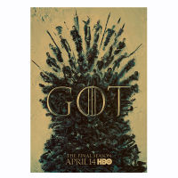 【H154】Game Of Power GOT Kraft Paper Vintage Poster Home Doorway Restaurant Bar Ornament