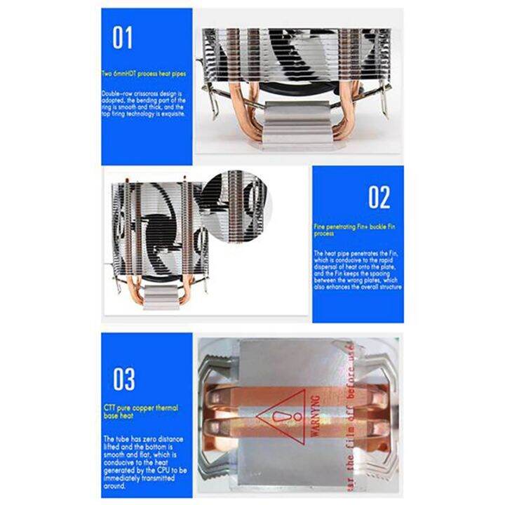 snowman-x200-cpu-cooler-2-heat-pipes-120mm-silent-fan-4pin-pwm-pc-cooler-for-intel-lga2011-amd-cpu-cooling-fan