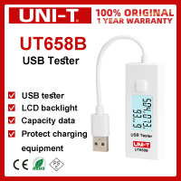 เครื่องทดสอบUSB UT658B,เครื่องตรวจสอบพลังงานกระแสไฟฟ้าแรงดันไฟฟ้าชาร์จโทรศัพท์คอมพิวเตอร์หน้าจอLCDไฟหลัง