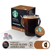 STARBUCKS® HOUSE BLEND ® BY NESCAFÉ® DOLCE GUSTO®Aroma, body and flavor all in balance—with tastes of nuts and cocoa brought out by the roast. Starbucks Nezafé® Dolce Gusto Grande House Blend - 12 Capsules/Portions