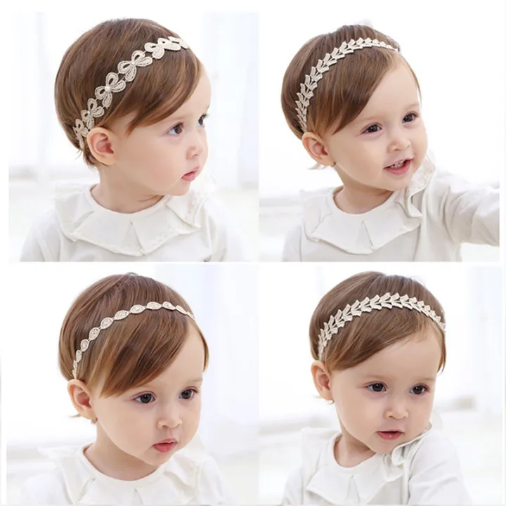 Baby Girl Headbands Birthday Party Princess Style Crown Flower Decor  Elastic Hairbands for Children Hair Accessories Photo Props | Lazada PH