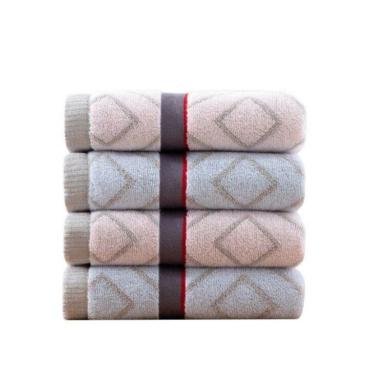 1pc-34x75cm-100-cotton-simple-plaid-jacquard-soft-home-hotel-bathroom-adult-hand-towel