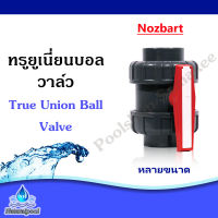 ทรูยูเนี่ยนบอลวาล์ว PVC Nozbart ขนาด 4หุน ถึง 1 นิ้ว