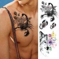 hot【DT】 Scorpion Translation Sleeve Stickers  Impermeables Fake on