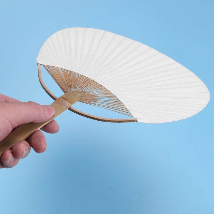 20pcs-pure-white-bamboo-handle-blank-calligraphy-painting-blank-group-fan-fan-fan-white-fan