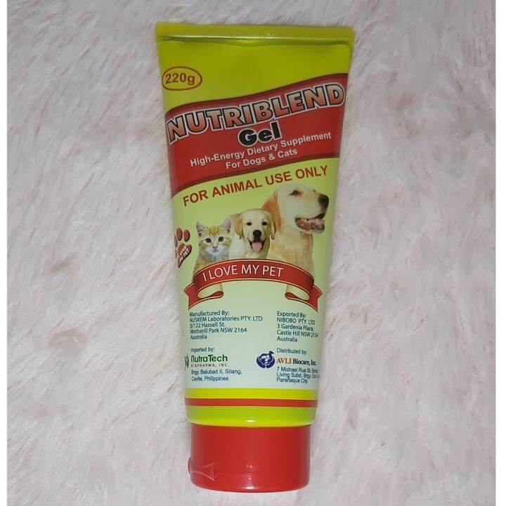 Nutriblend Gel Vitamins for Dogs & Cats 220gmcs Lazada PH