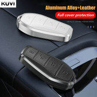 โลหะหนังรถ Remote Key Case Shell Fob สำหรับ BYD Han Ev Tang Dmqin Plussong Promaxyuan Dolphin E2อุปกรณ์เสริม