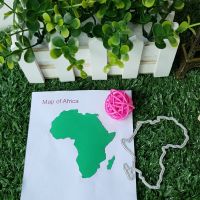 Metal cutting Die Map of Africa DIY scrapbook Decoration process Die-cut Paper Card making New template