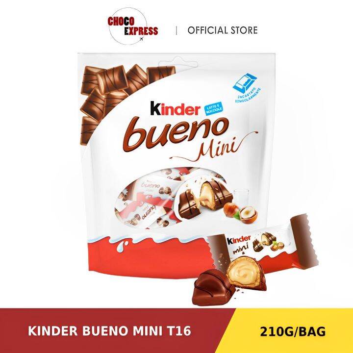 CHOCO Kinder Bueno Mini T16 108g/ Product of Germany Lazada Singapore