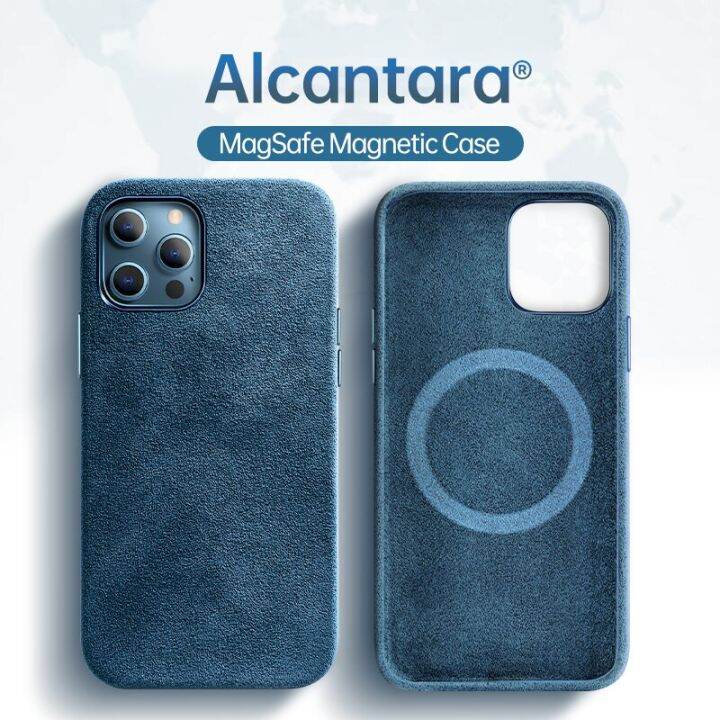 Alcantara Turn fur Case For iPhone 14 pro max 13 pro max 13 mini 12Pro