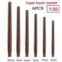 Taper Pin Hand Reamer Hand Reamer เครื่องมือ CNC Taper Shank Machine 1:50 Conical