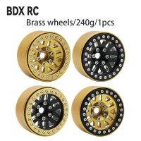 240g/1Pcs Brass Heavy 1.9Inch Beadlock Wheel Rim Hub for 1/10 RC Crawler Car TRX4 TRX6 Axial SCX10 III AXI03006 YK4082