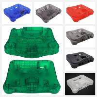 7สีมรกตสีเขียวโปร่งแสงเปลี่ยนสำหรับ N64ที่อยู่อาศัยเชลล์กรณีเข้ากันได้ทุกภูมิภาคสำหรับ N64ย้อนยุควิดีโอเกม Accesso