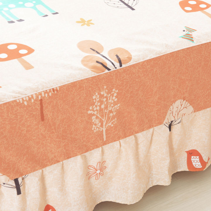 deer-cartoon-cotton-twin-full-queen-with-elastic-band-bed-skirt-bedspreads-non-slip-bedroom-mattress-cover-bedding-pillowcase