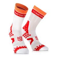 Compressport ถุงเท้าปั่นจักรยานรุ่นเบา Ultralight Sock Bike White