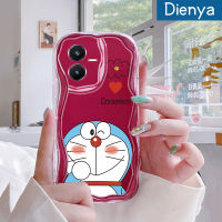 เคส Dienya สำหรับ VIVO Y22 Y22s เคสการ์ตูนโดราเอมอนน่ารักขอบเนื้อครีมเคสมือถือกันกระแทกแบบใสนิ่มเคสโปร่งใสลายกล้องถ่ายรูปสร้างสรรค์เรียบง่ายฝาครอบป้องกันอ่อนโยน