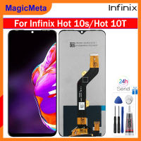 MagicMeta จอ LCD แบบดั้งเดิมสำหรับ Infinix 10S/Hot 10T Digitizer จอแสดงผล LCD แบบสัมผัสหน้าจอแทนการประกอบสำหรับ Infinix Hot 10T X689B 10S 10T X689 X689D หน้าจอ X689C