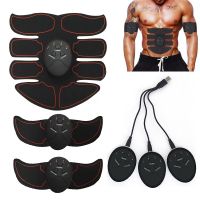 ABS Stimulator Muscle Toner Rechargeable Abdominal Toning Belt EMS Abdomen Muscle Trainer Fitness Equipment Exercise At Home Gym