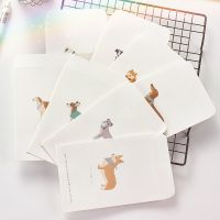 New Kawaii Dog Letter Envelope Set Simple Creative Cute Cartoon Art Kraft Paper Romantic Invitation Message Card Stationery Gift