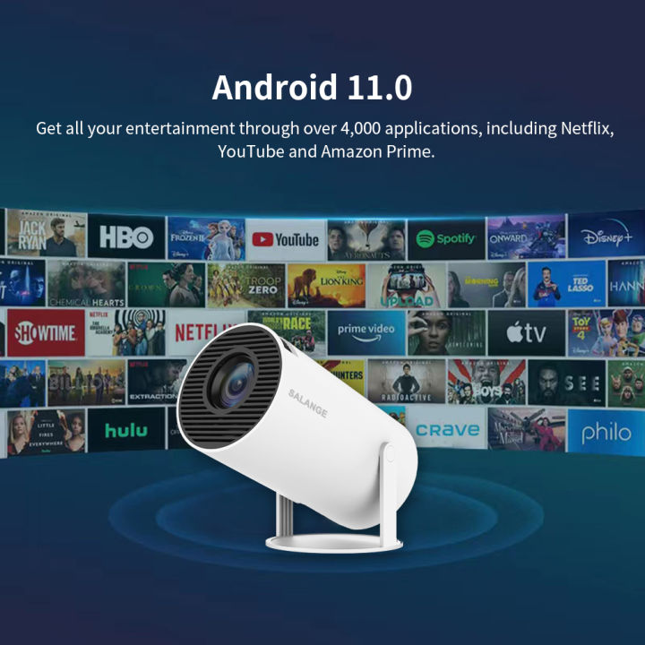 salange-hy300-มินิโปรเจคเตอร์-android-11-0-เวอร์ชั่น-6000-ลูเมนสนับสนุน-4k-full-hd-1080p-2-4g-และ-5g-การเชื่อมต่อไร้สาย-wifi-bt5-0-วิดีโอโปรเจคเตอร์โฮมเธียเตอร์