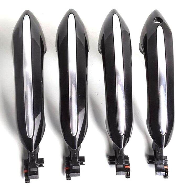 Black / White Car Exterior Comfort Access Door Handle For BMW 5 7