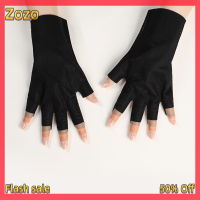 Zozo ✨Ready Stock✨ ถุงมือป้องกันรังสี UV สำหรับทำเล็บถุงมือป้องกันรังสียูวีอุปกรณ์ทำเล็บเจลโคมไฟ LED